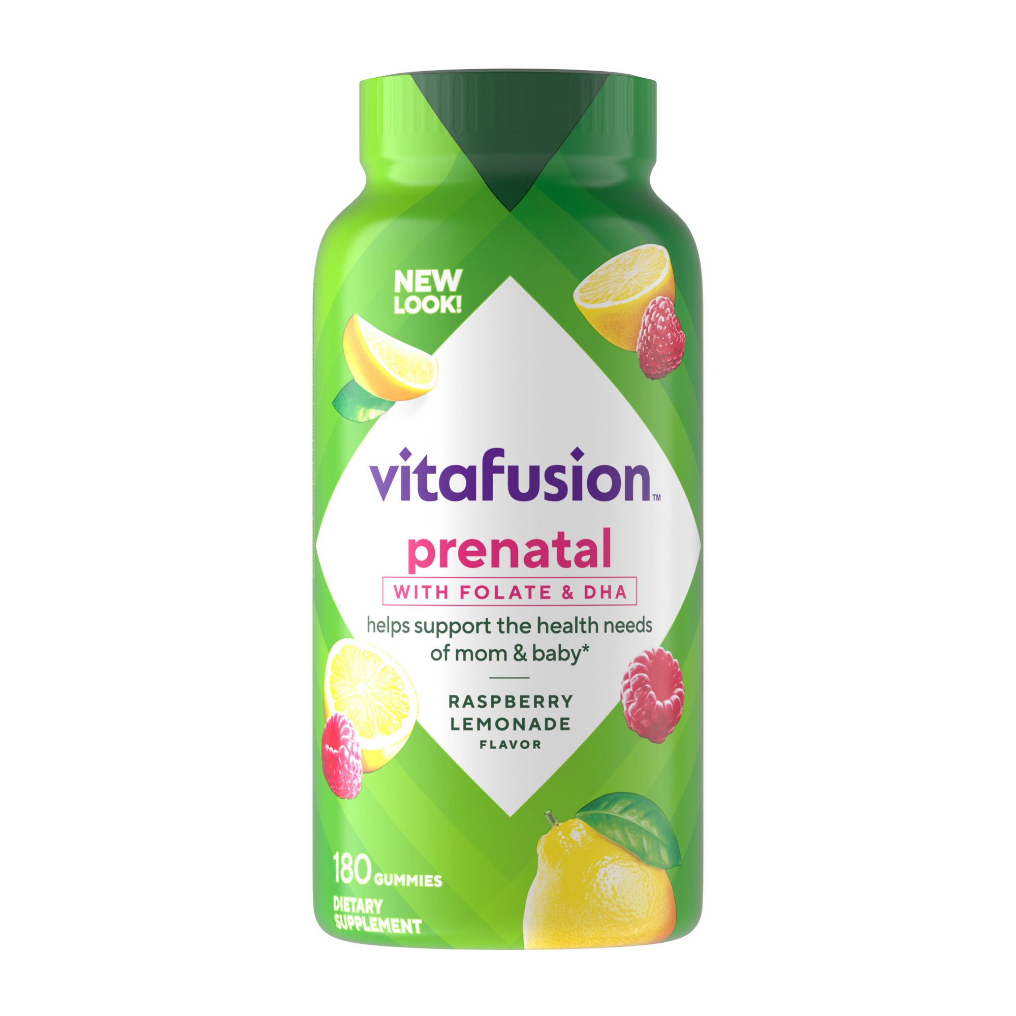 VitaFusion PreNatal DHA, Folate and Multivitamin Gummy, 180 ct.