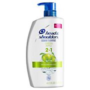 Head and Shoulders Green Apple Anti-Dandruff 2 in 1 Shampoo and Conditioner, 43.3 fl. oz.