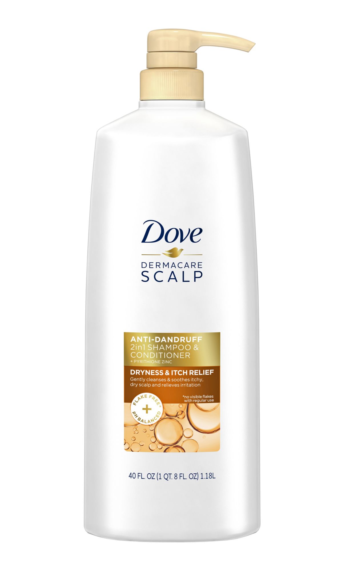 Dove Dermacare Scalp 2 In 1 Anti Dandruff Shampoo And Conditioner 40 Fl Oz
