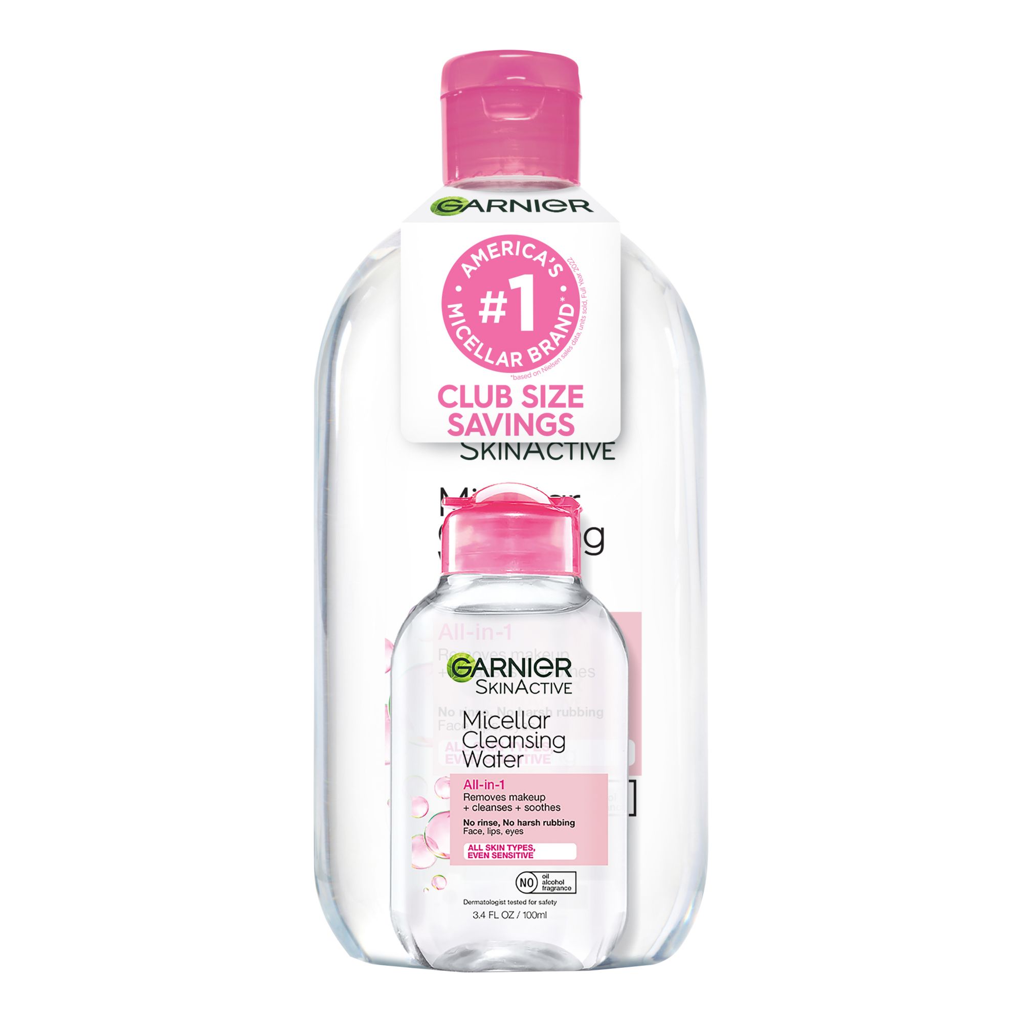 Garnier Micellar Original Pink, 700ML + 100ML Pack