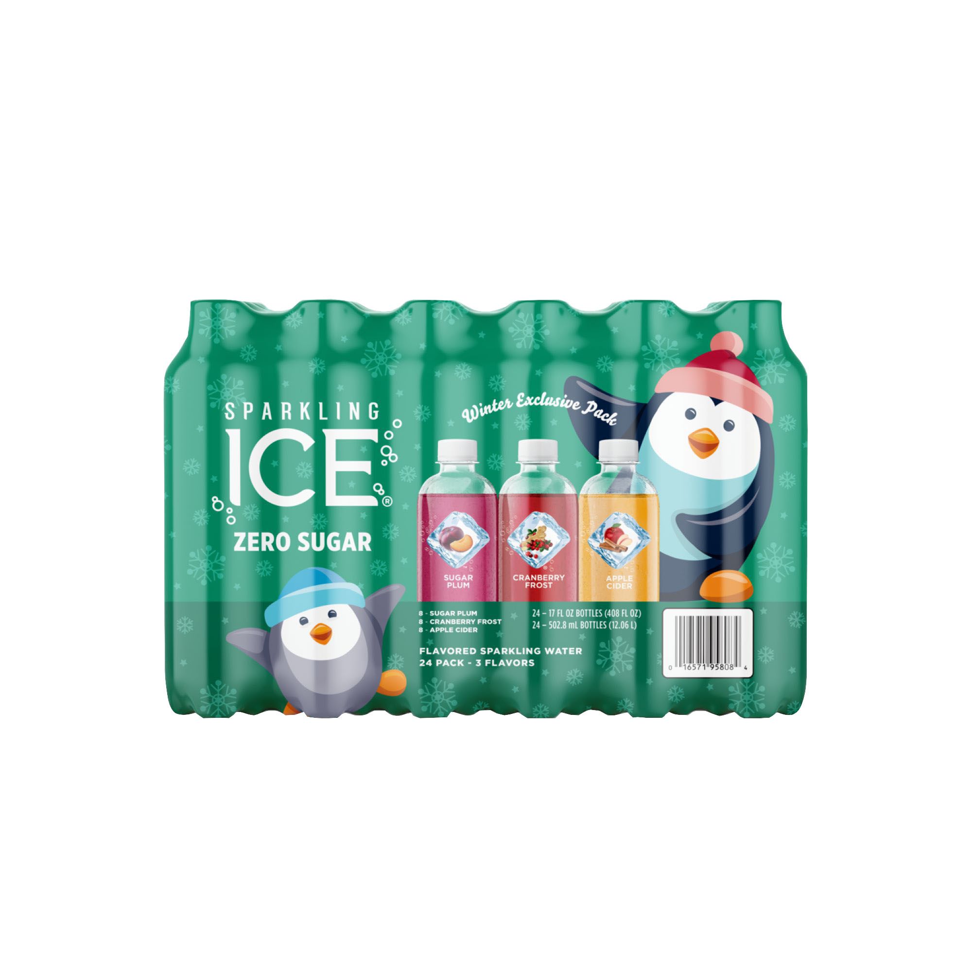 Sparkling Ice Winter Variety Pack, 17 oz./24 pk.