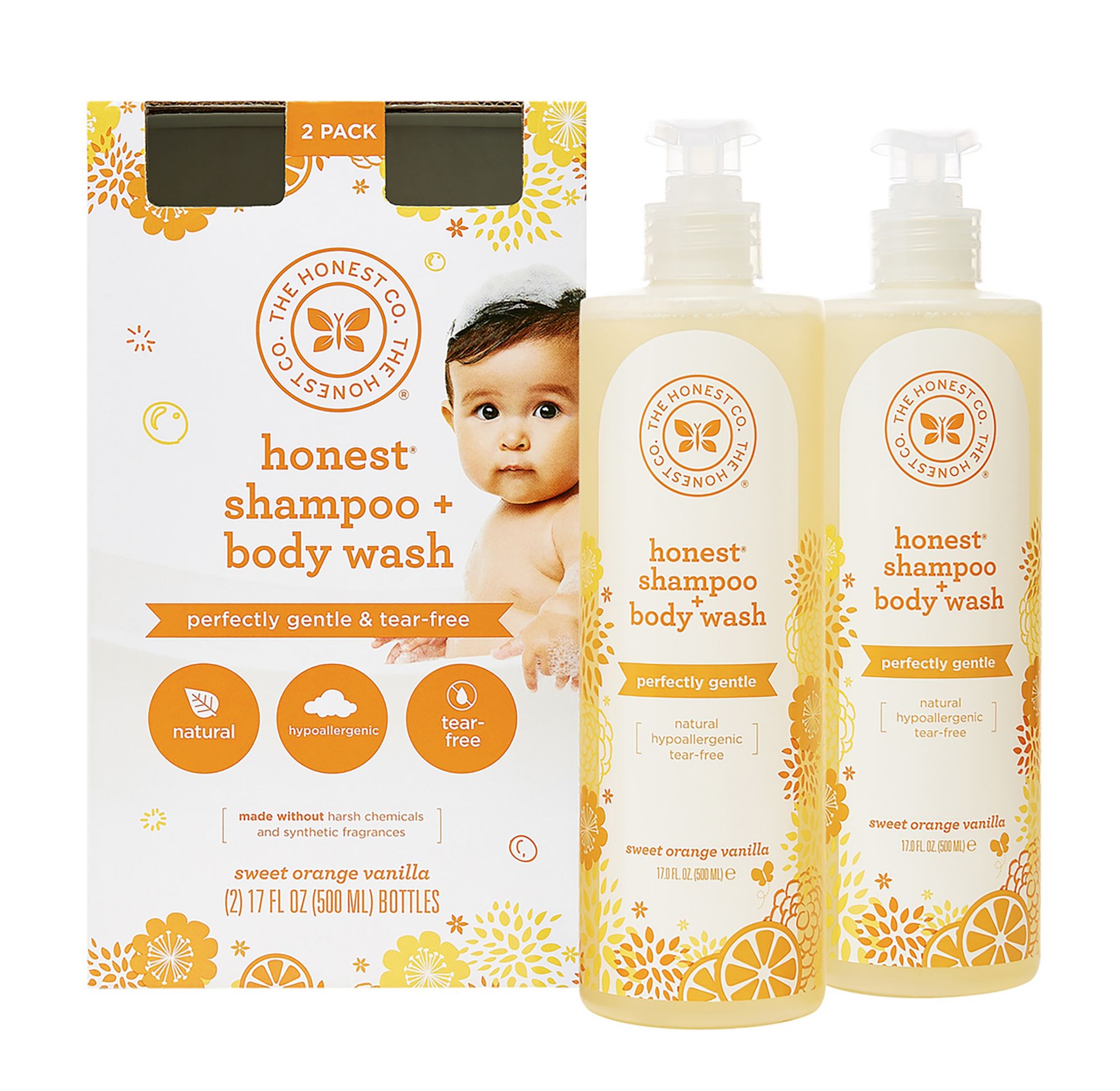 honest baby wash and shampoo