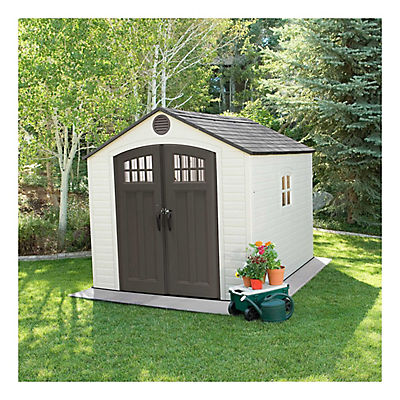 Lifetime (60325) 8′ x 10′ Deluxe Storage Shed
