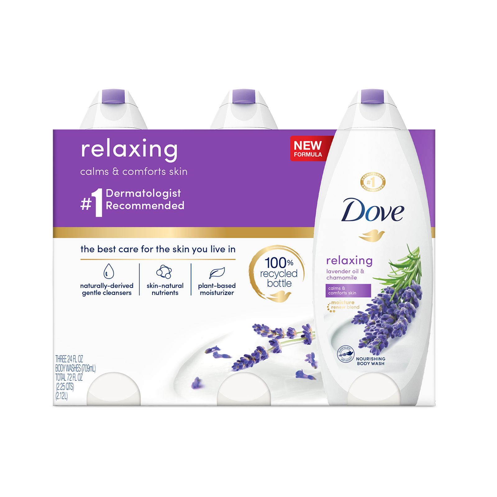 dove body wash lavender