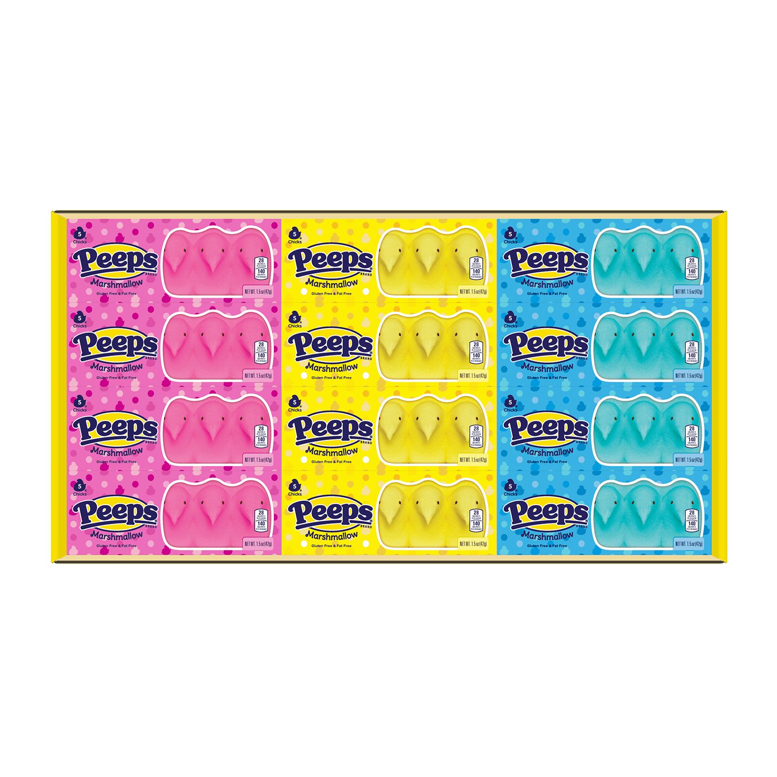 Peeps Marshmallow Chicks Party Pack, 60 ct.