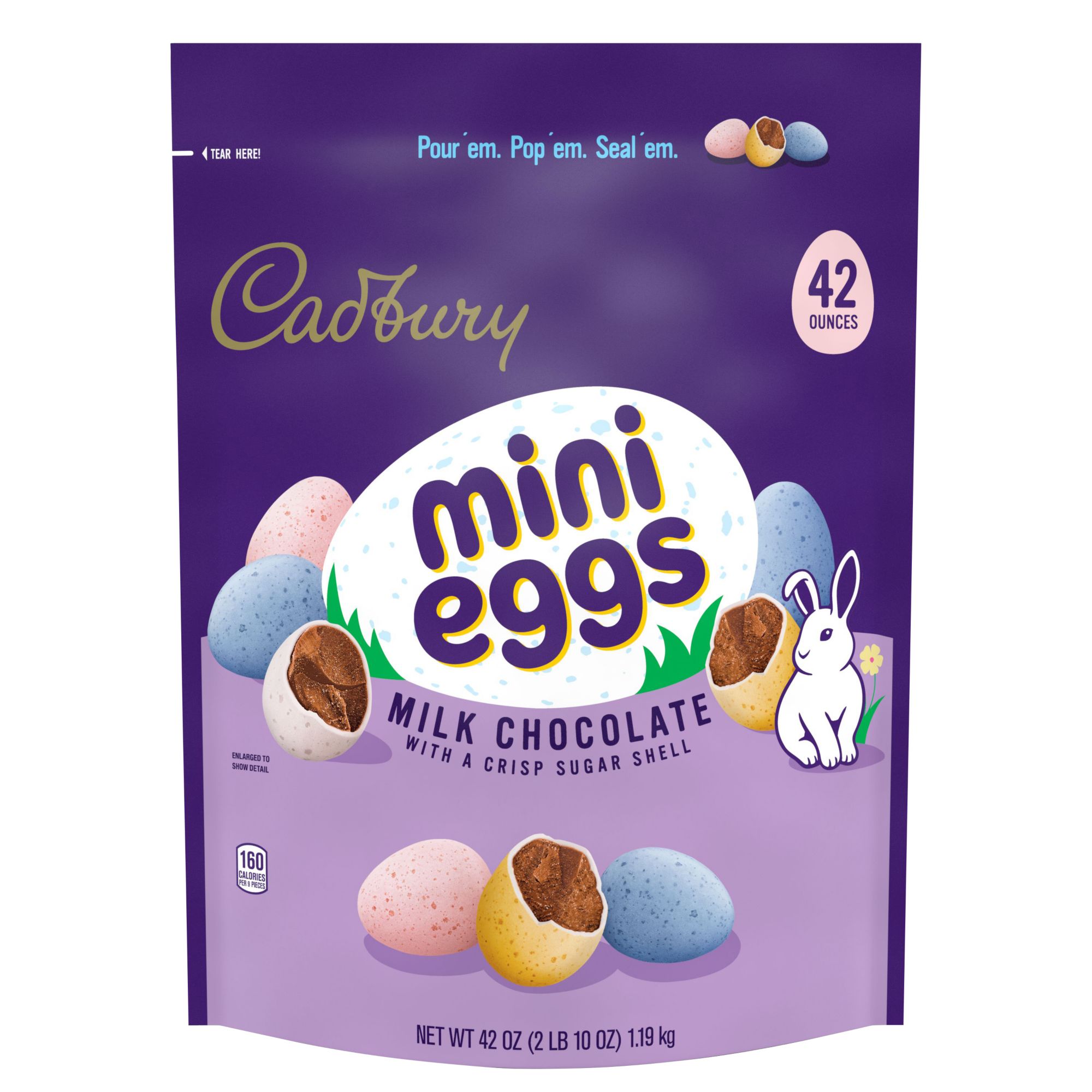 Cadbury Mini Eggs Easter Candy, 42 oz.