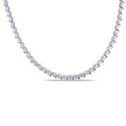 .50 ct. t.w. Diamond Tennis Necklace in Sterling Silver