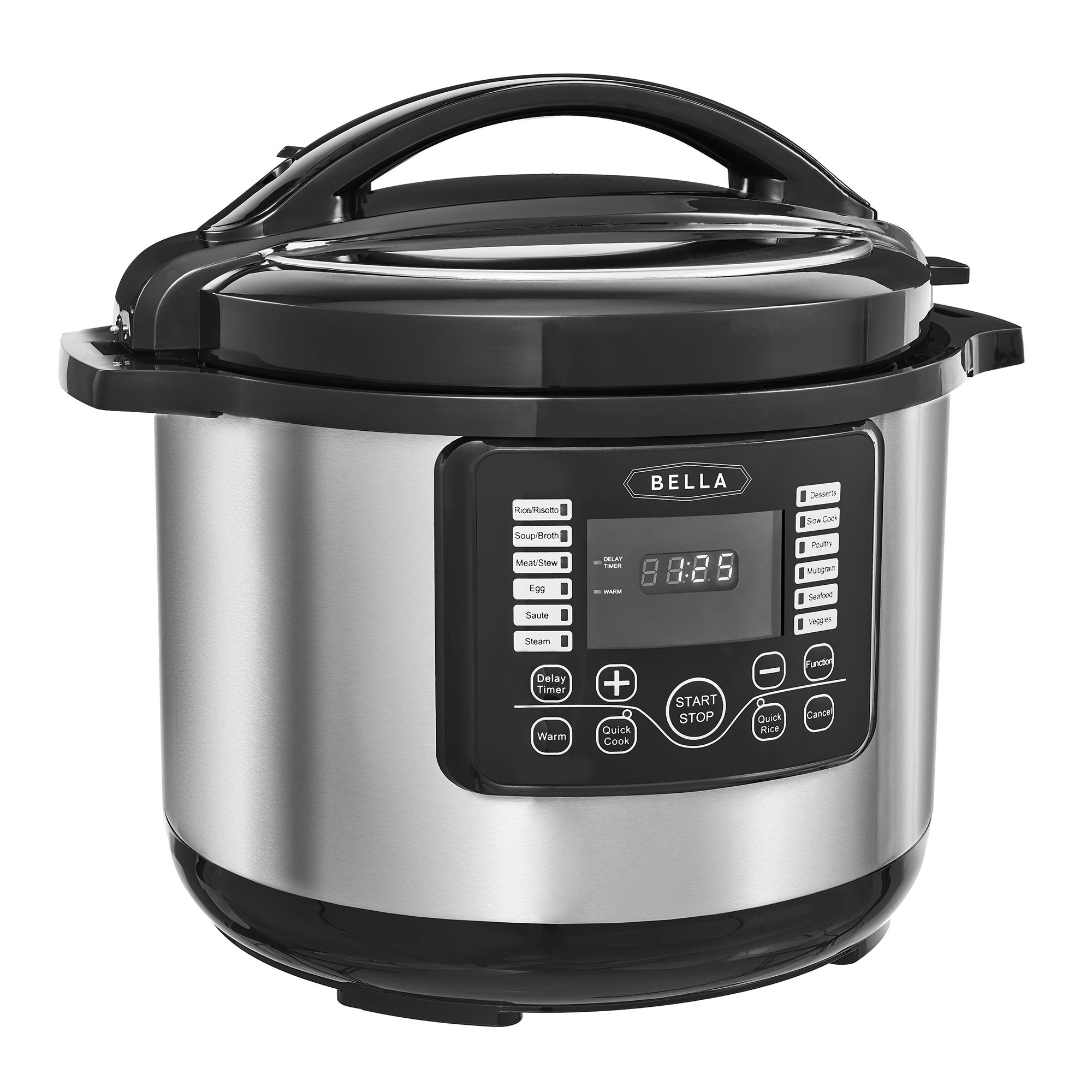 Best Buy: Bella Pro Series 10-qt. Digital Slow Cooker Stainless Steel 90067