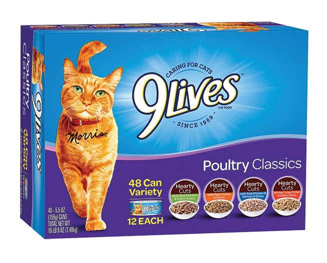 9lives Poultry Classics Cat Food Variety Pack 48 Pk 5 5 Oz