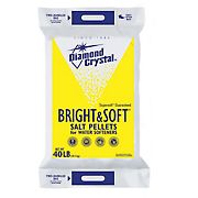 Diamond Crystal Bright & Soft Salt Pellets for Water Softeners, 40 lbs.