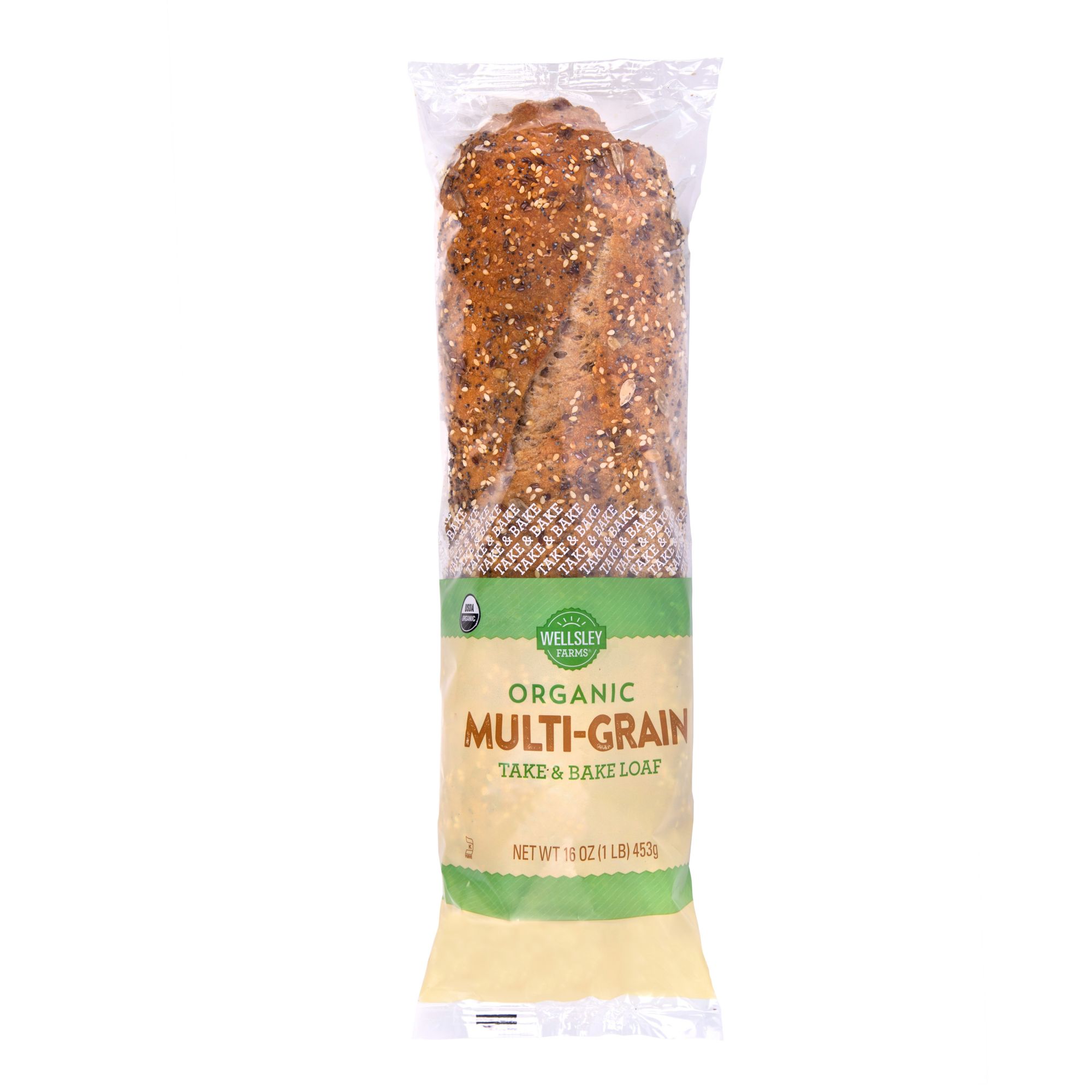 Wellsley Farms Organic Multi-Grain Take & Bake Bread, 16 oz.