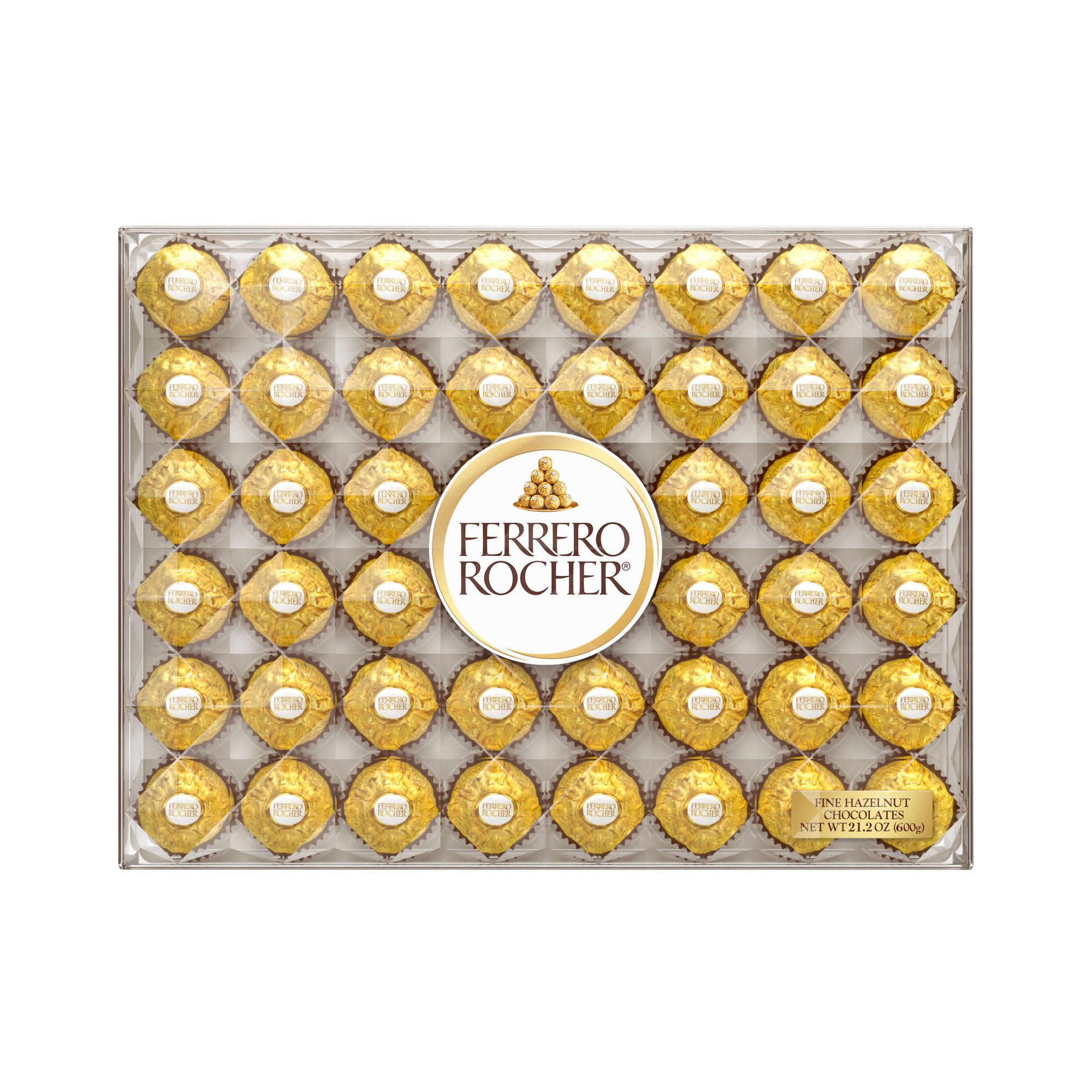 Ferrero Rocher Fine Hazelnut Chocolates, 48 ct.