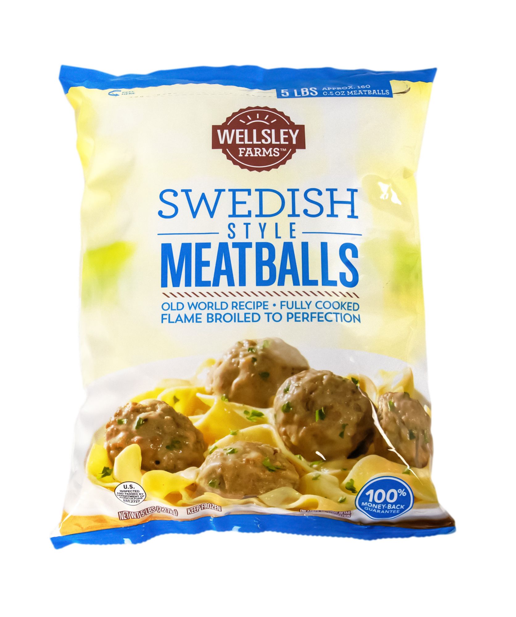 Wellsley Farms Swedish-Style Meatballs, 5 lbs.