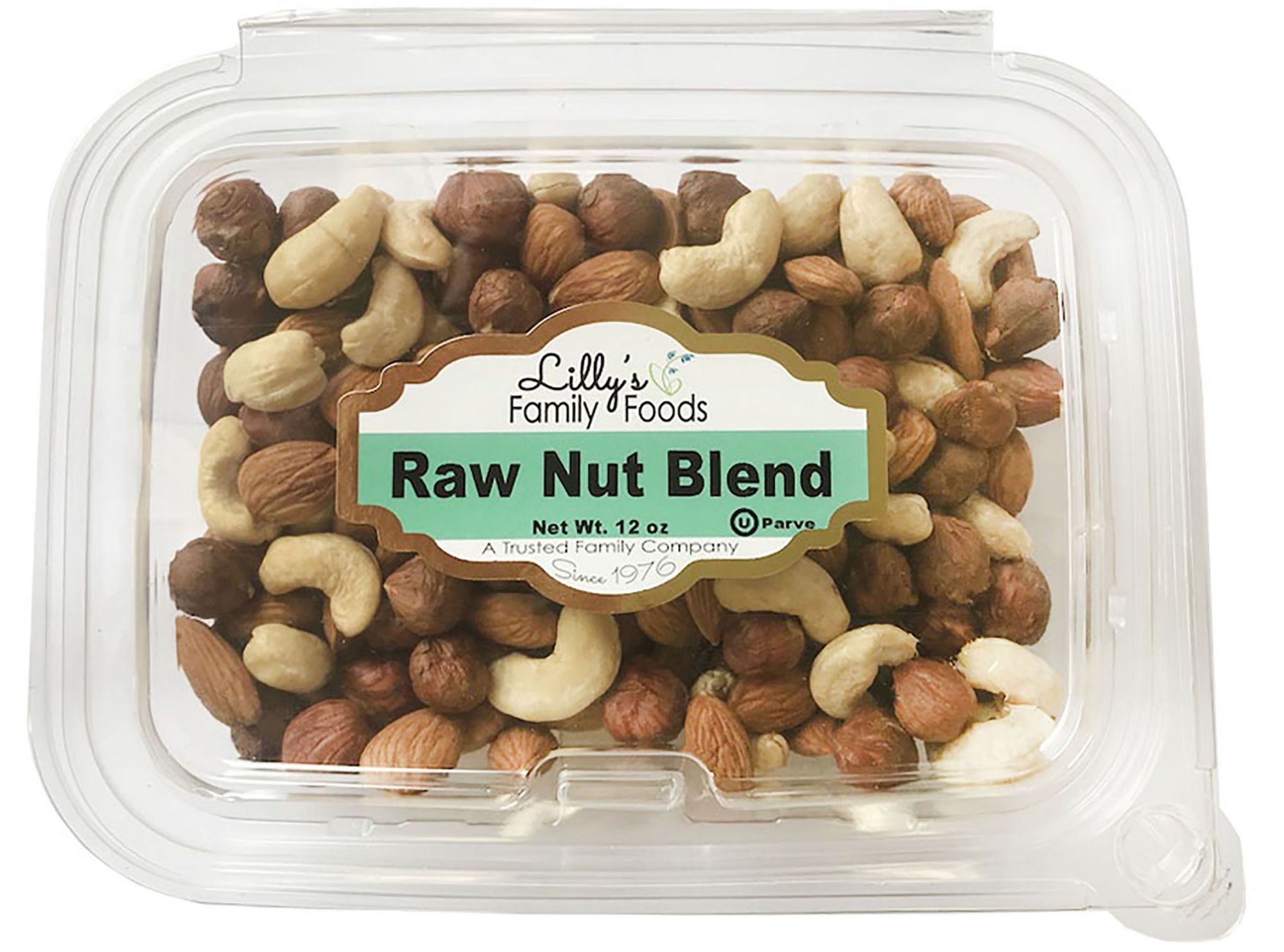 Lilly's Family Foods Raw Nut Blend, 12 oz.