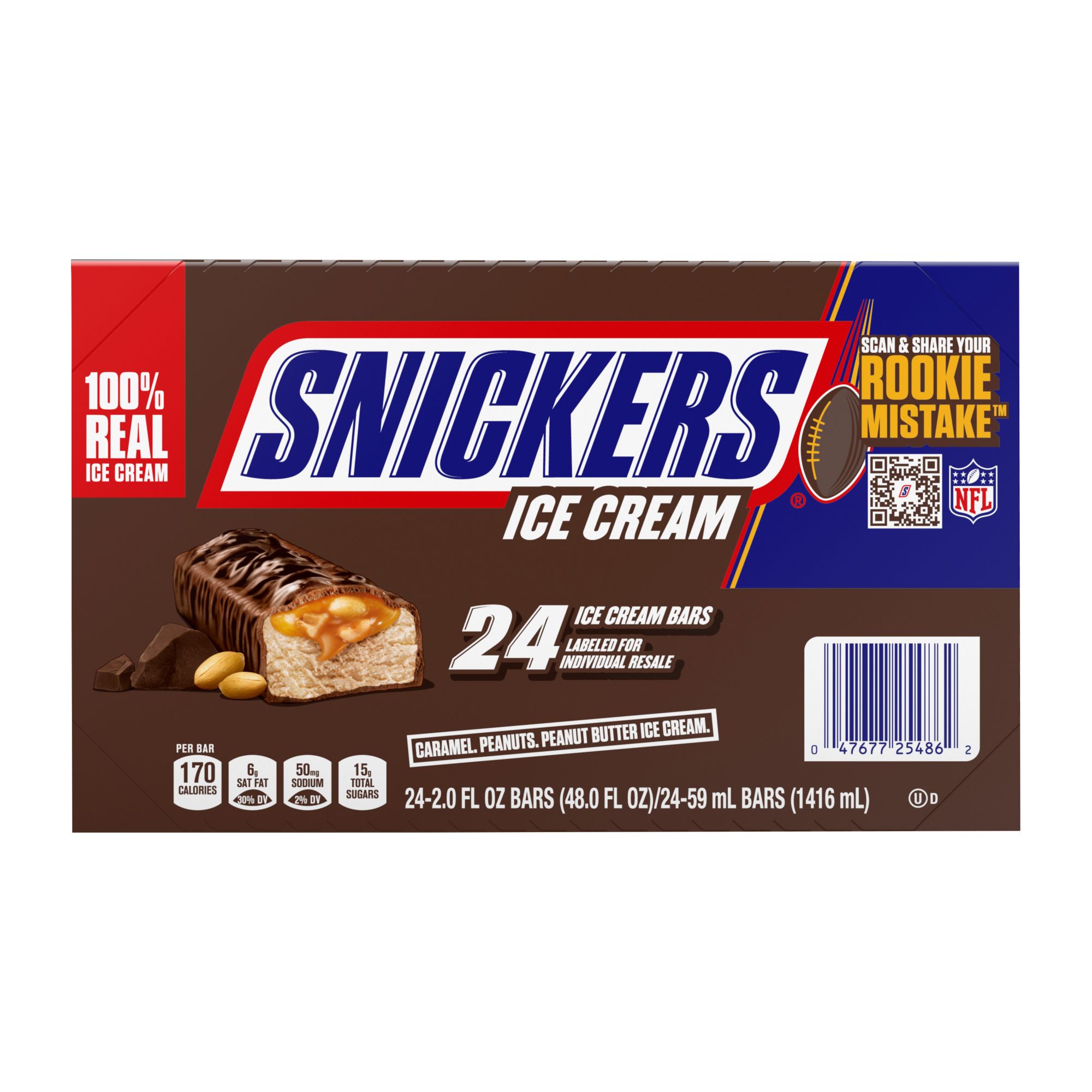 Snickers Ice Cream Bars, 24 ct./2 fl. oz.