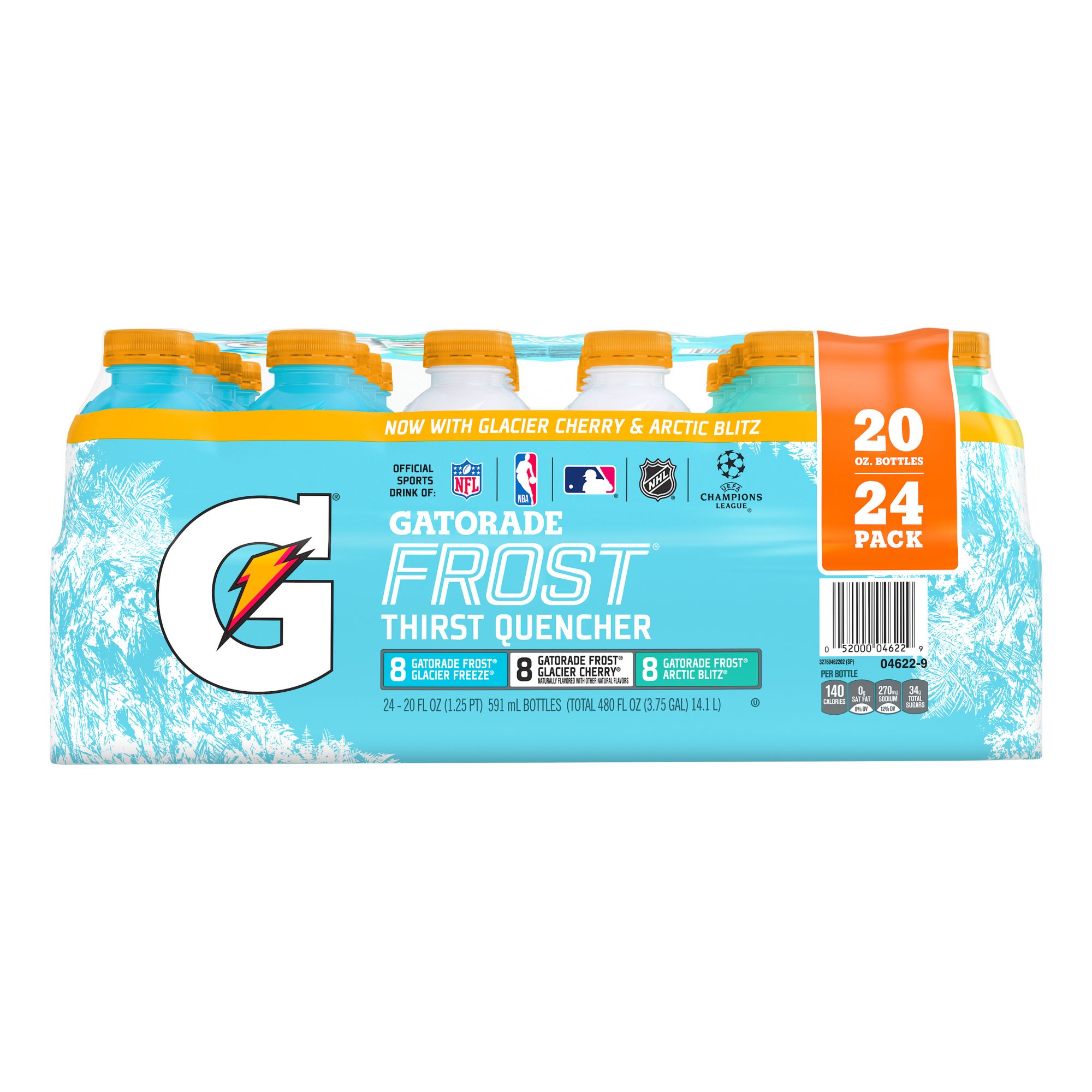 Gatorade Thirst Quencher Frost Variety Pack, 24 pk./20 fl. oz.