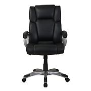 Berkley Jensen Bonded Leather Manager Chair - Black