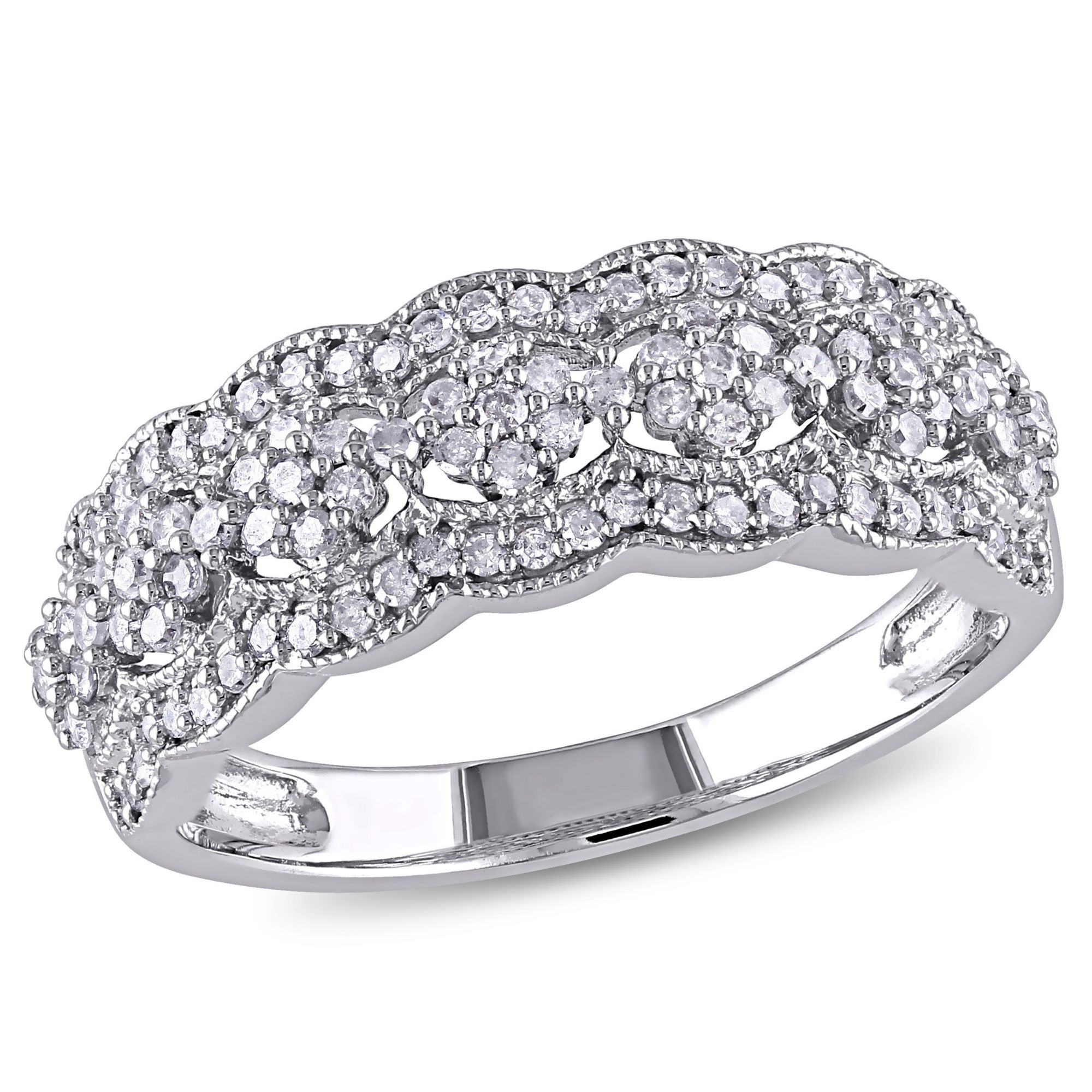 .5 ct. t.w. Diamond Vintage Anniversary Bank in 10k White Gold | BJ's ...