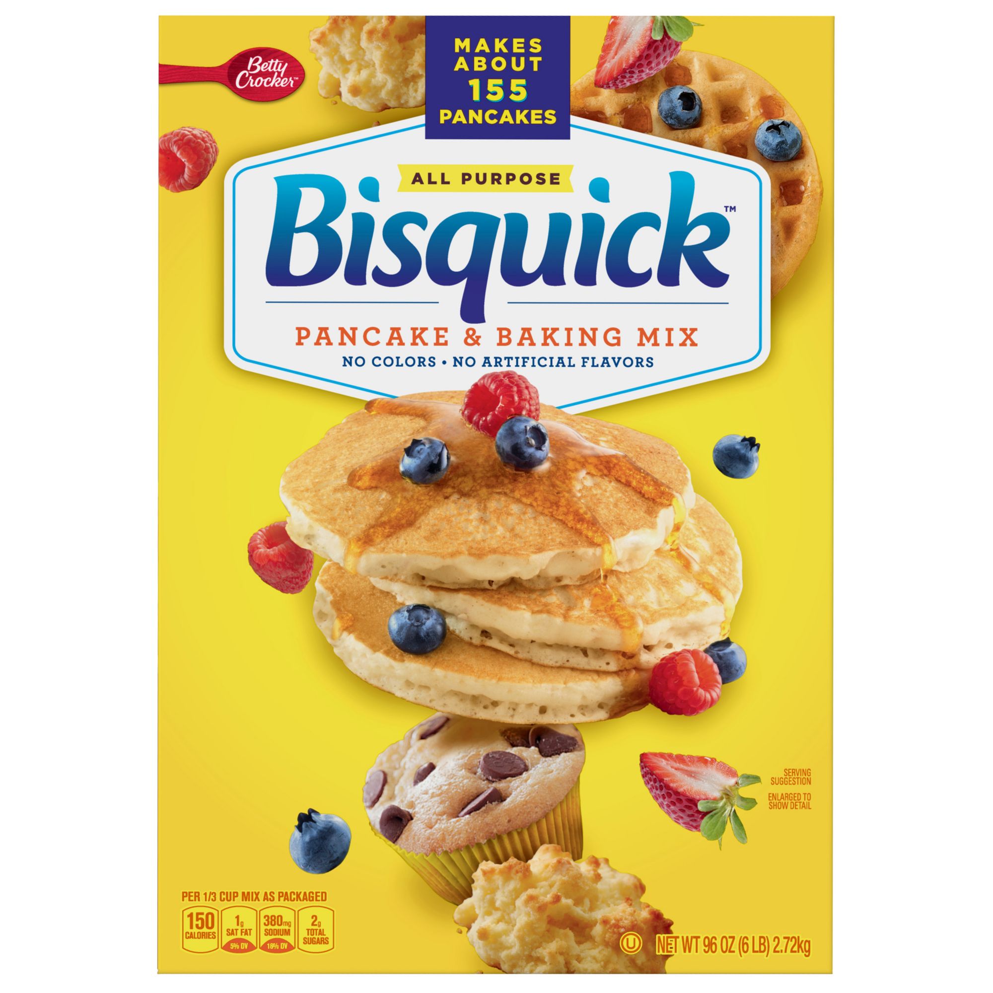 Betty Crocker Bisquick Baking and Pancake Mix, 96 oz.