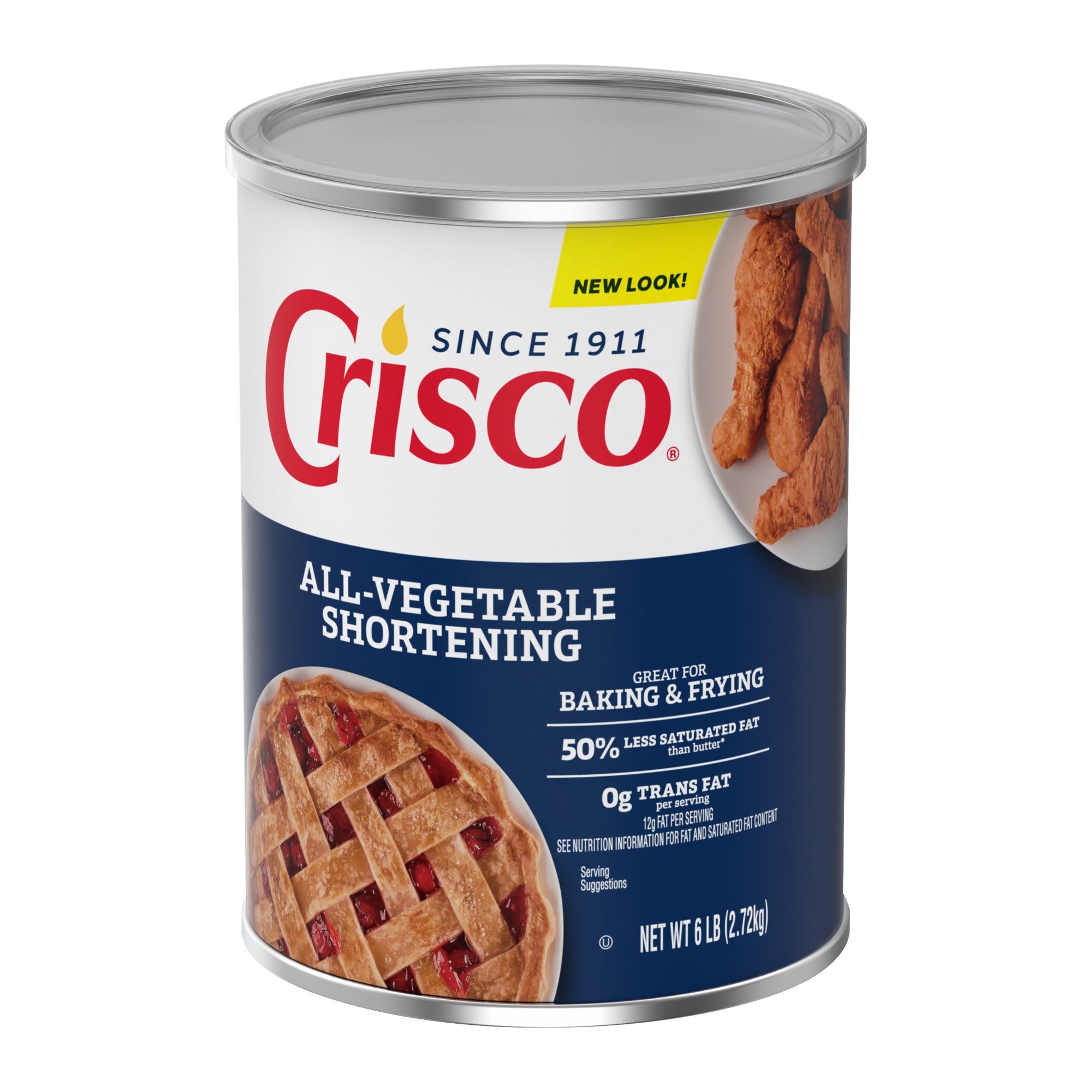 Crisco, All-Vegetable Shortening, 6 lbs