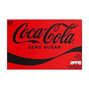Coca-Cola Zero Sugar Cola, 24 pk./12 fl. oz cans
