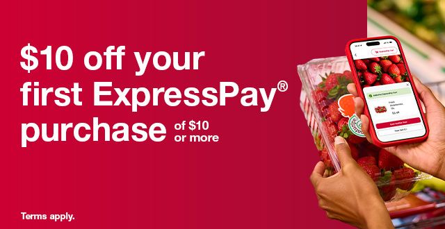Get $10 off your first Express Pay purchase