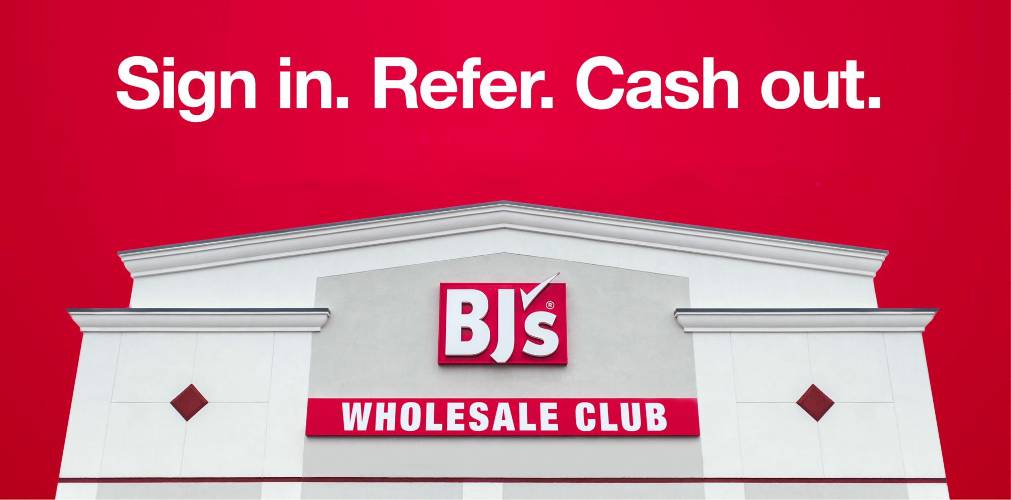 Sign in. Refer. Cash out.