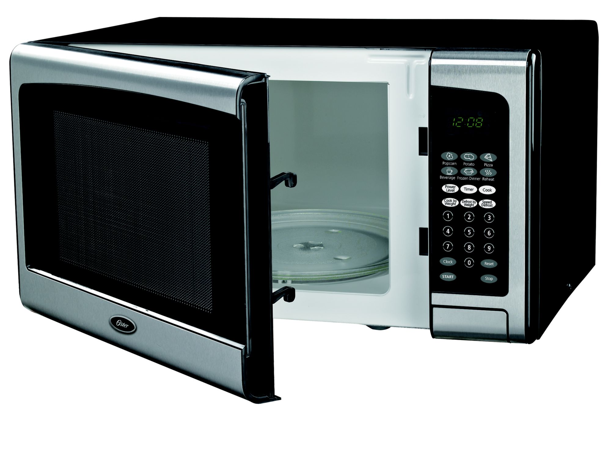 Oster 1000 Watt Microwave Stainless Steel 1 CfBestMicrowave
