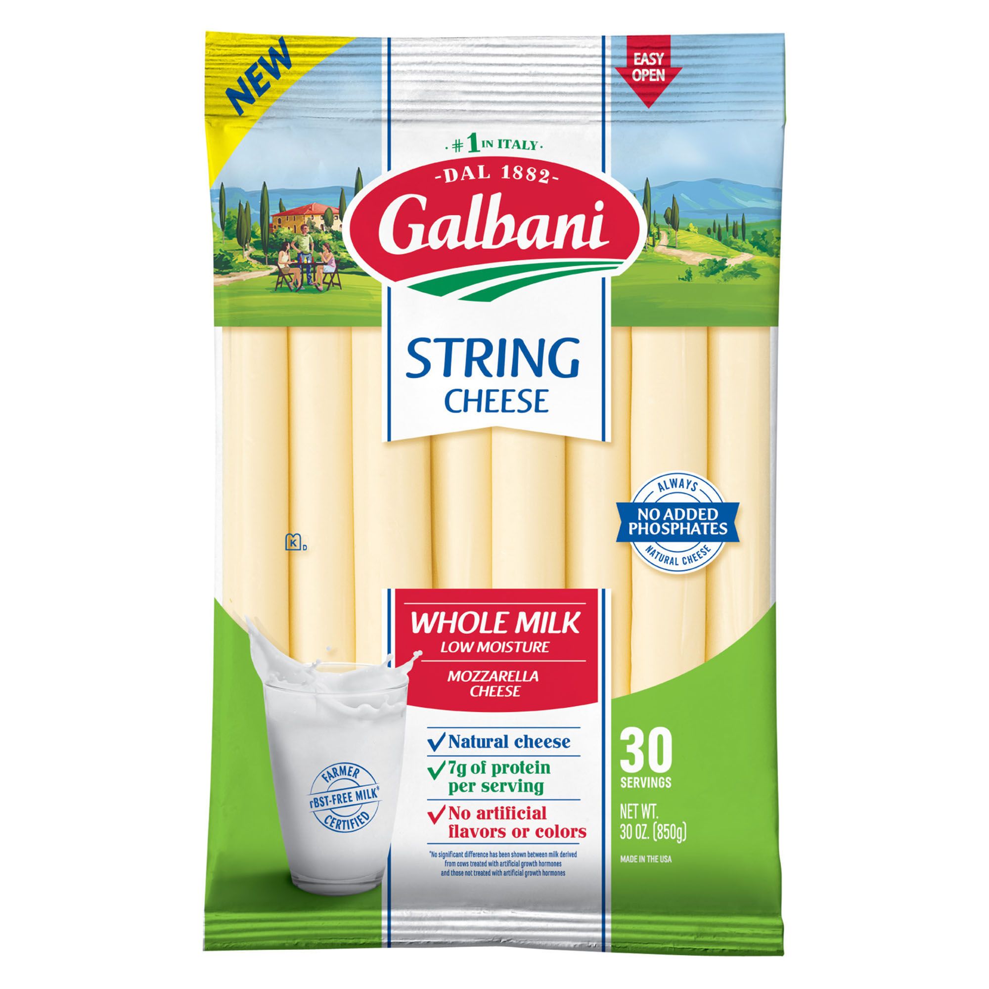 Galbani Whole Milk String Cheese, 30 ct.