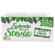 Splenda Natural Stevia Zero Calorie Sweetener, 500 ct.