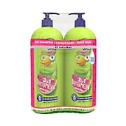 Suave Kids 3-in-1 Tear-Free Shampoo Conditioner Body Wash - Watermelon Wonder, 2 pk./40 oz.