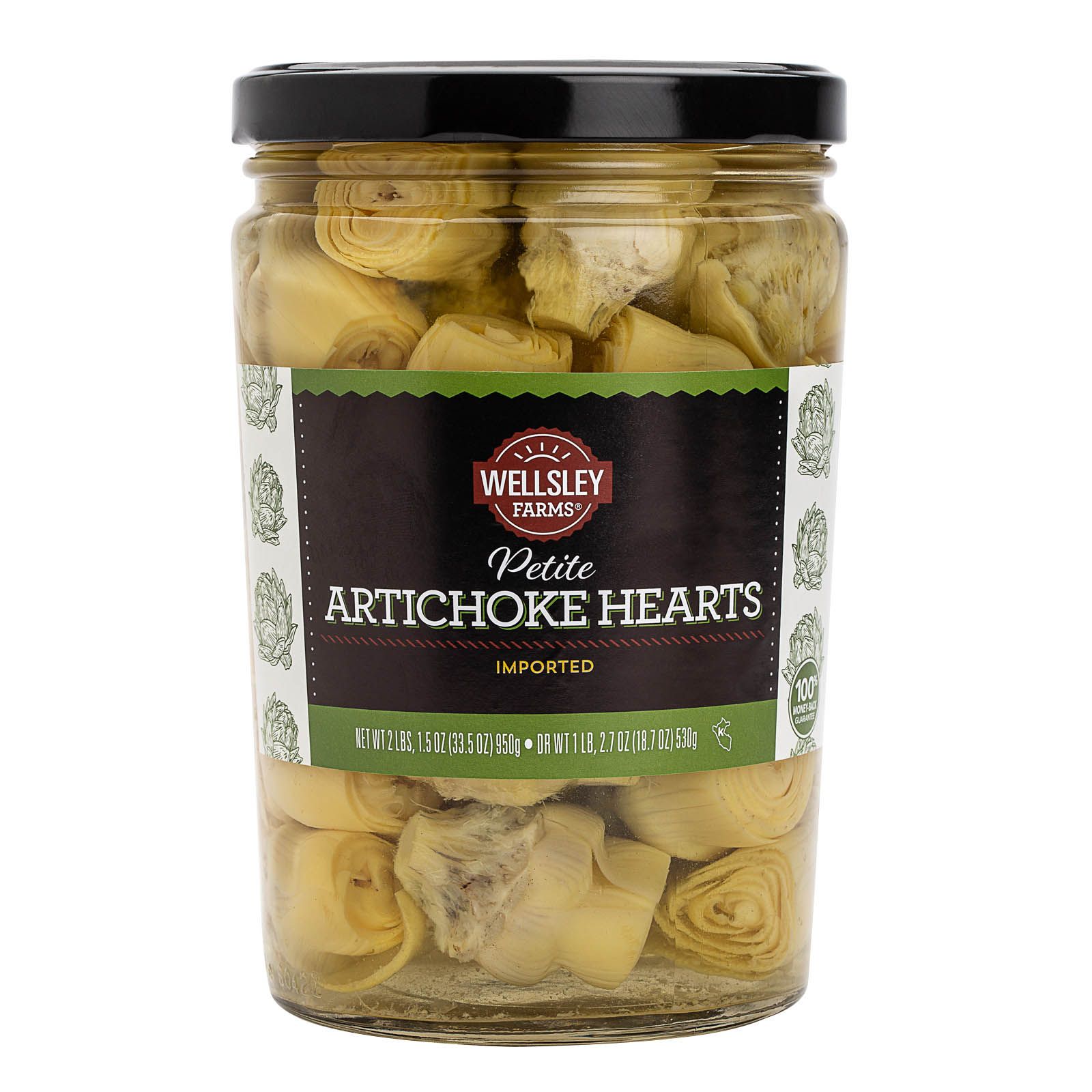 Wellsley Farms Petite Artichoke Hearts, 33.5 oz.