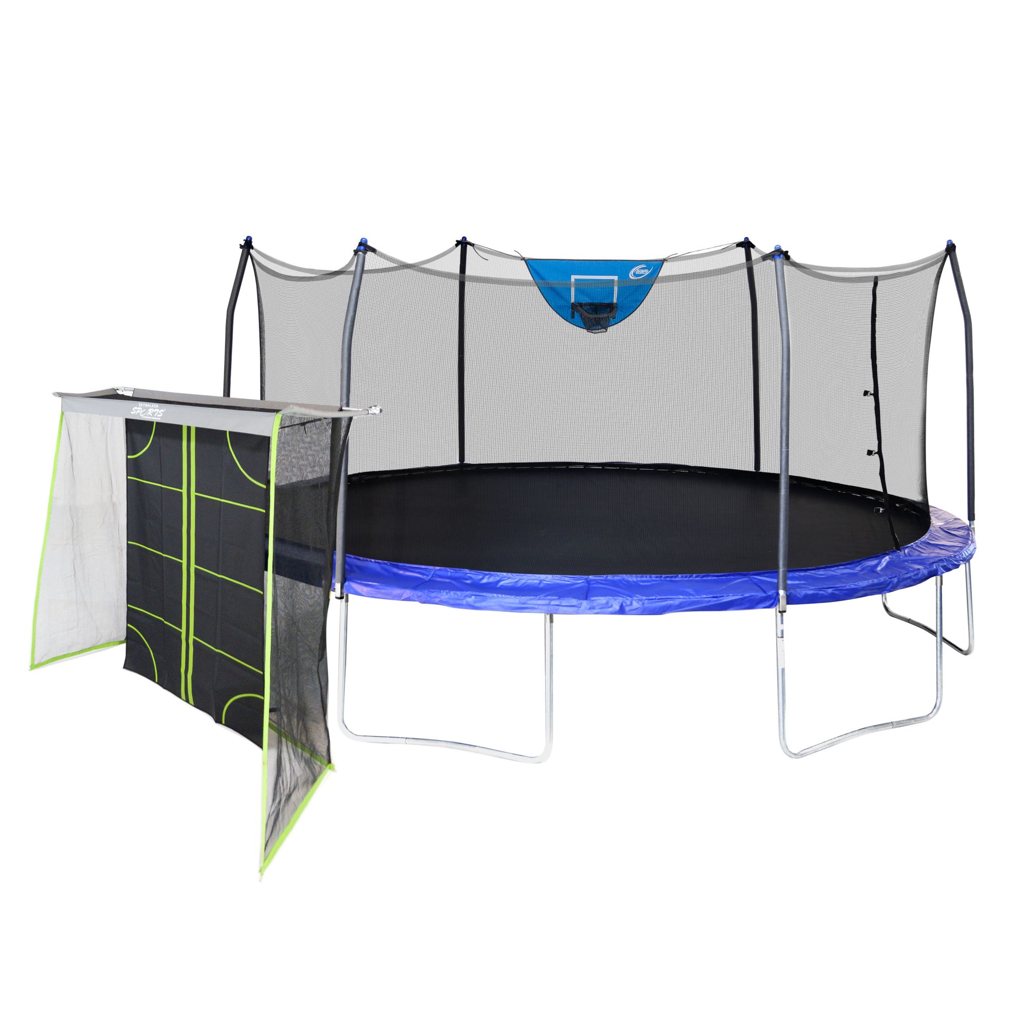 Upper Bounce 16' Round Trampoline with Jumping Skate