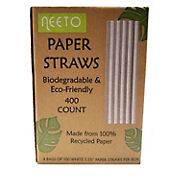 Neeto Paper Straws, 400 ct.