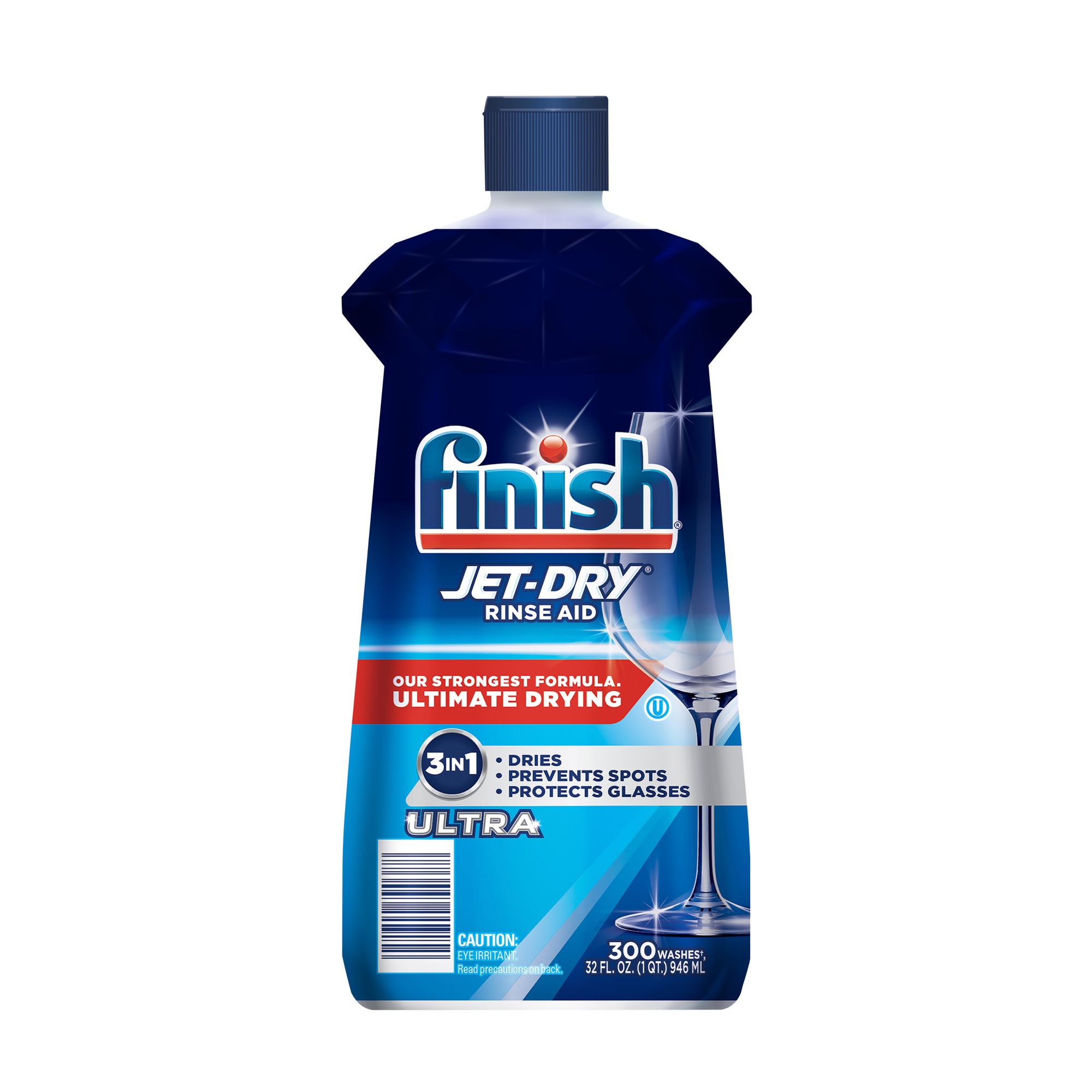 Finish Jet-Dry Ultra Rinse Aid, Dishwasher Rinse & Drying Agent (32 fl.  oz.) - Sam's Club