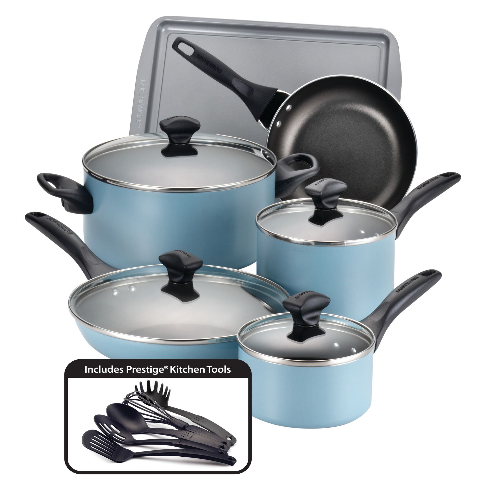 Farberware Classic 14-in Stainless Steel Cookware Set with Lid in the  Cooking Pans & Skillets department at