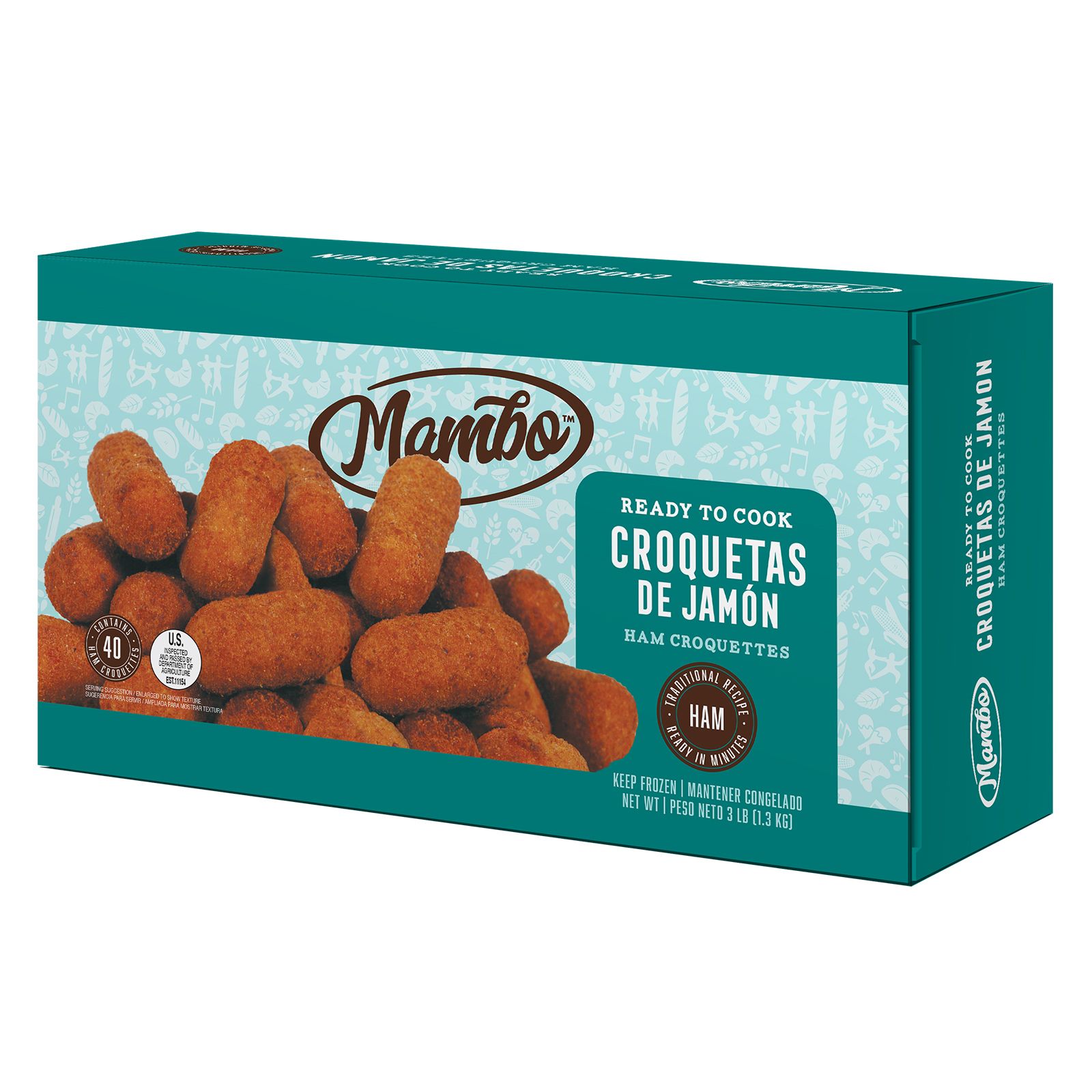 Mambo Ham Croquettes De Jamon, 40 ct.