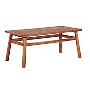 W. Trends Outdoor Finn Acacia Wood Coffee Table - Brown