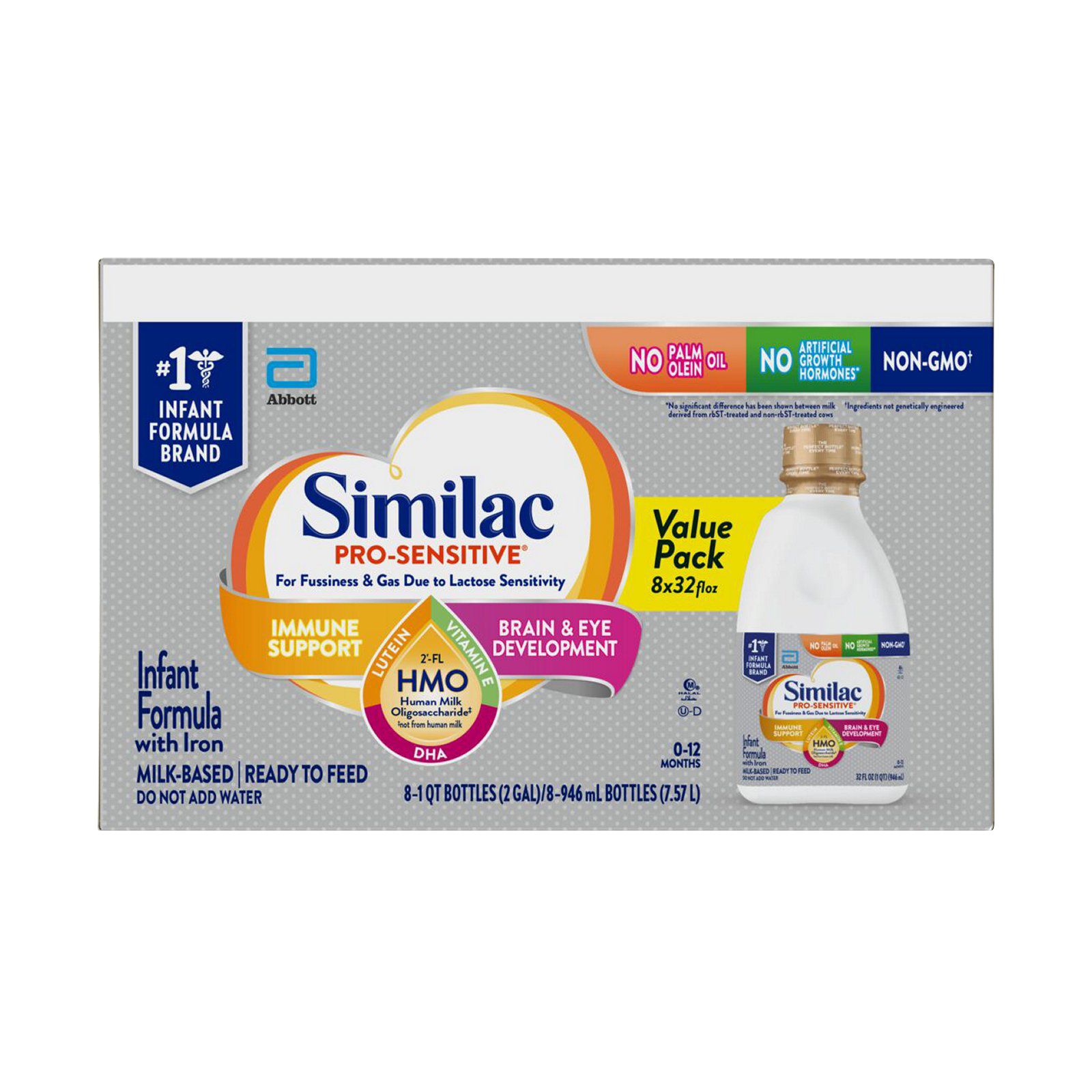 similac pro sensitive newborn bottles