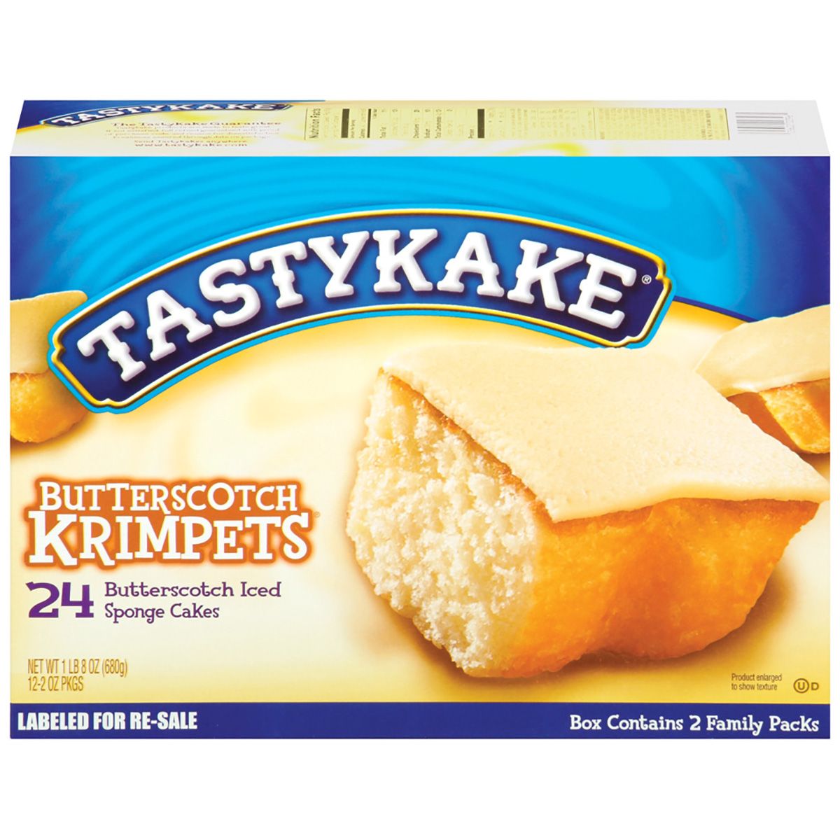 Tastykake Butterscotch Krimpets, 24 ct./1 oz.