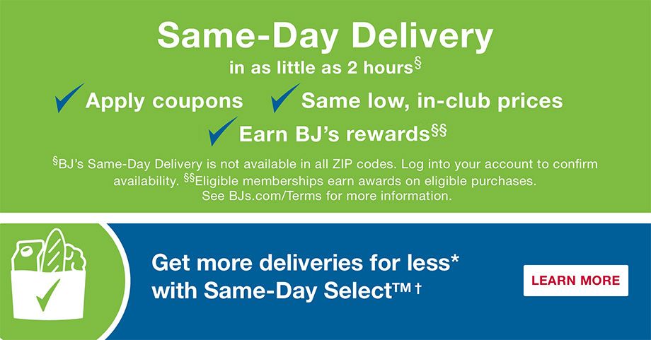 BJs Wholesale Club – SameDaySelect Membership