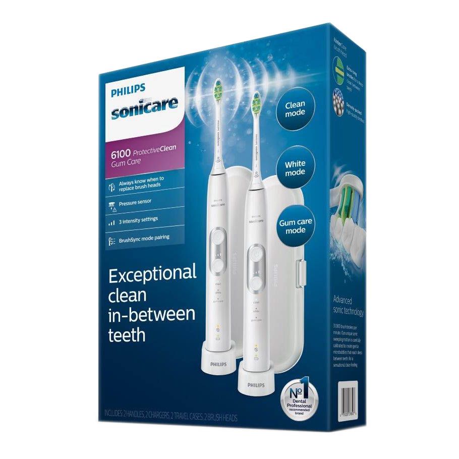 v white sonic brush