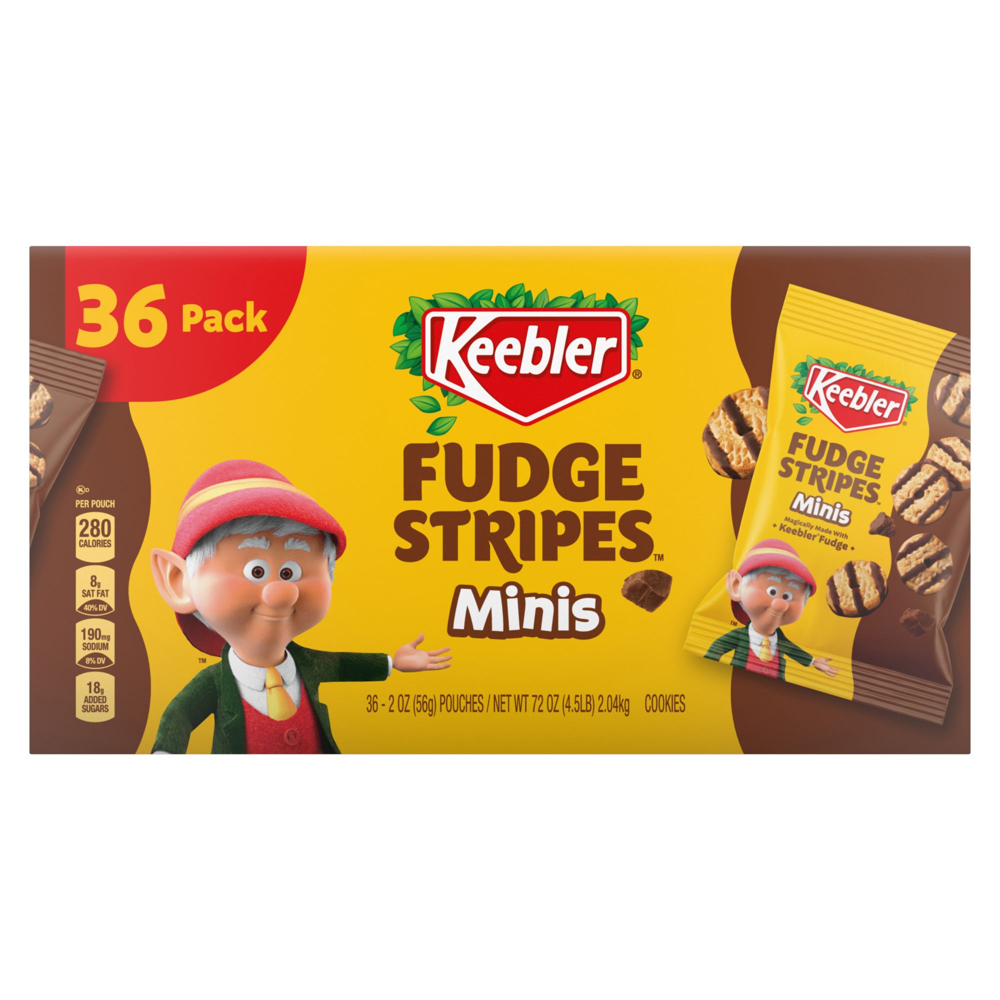 Keebler Fudge Stripes Mini Cookies 36 ct./ 2 oz.