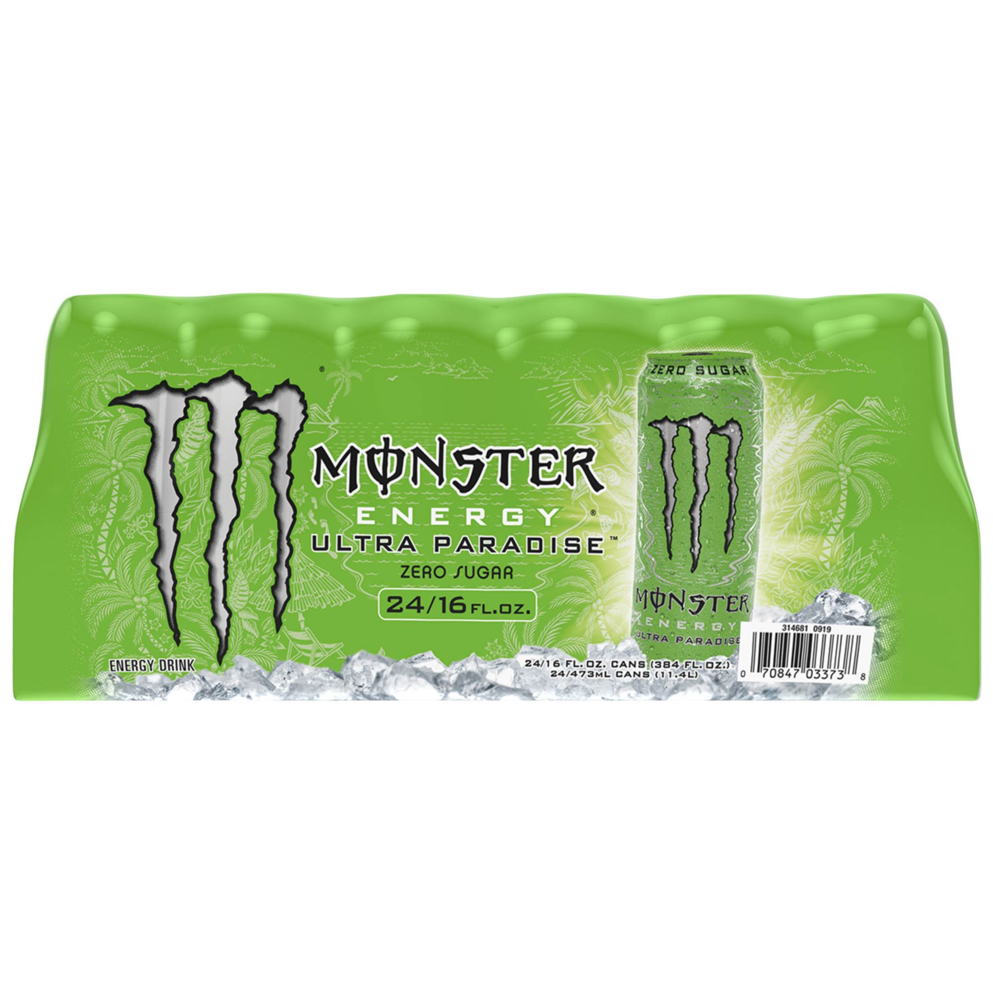 Monster Energy Drink, 16 Fl Oz (Pack of 24)