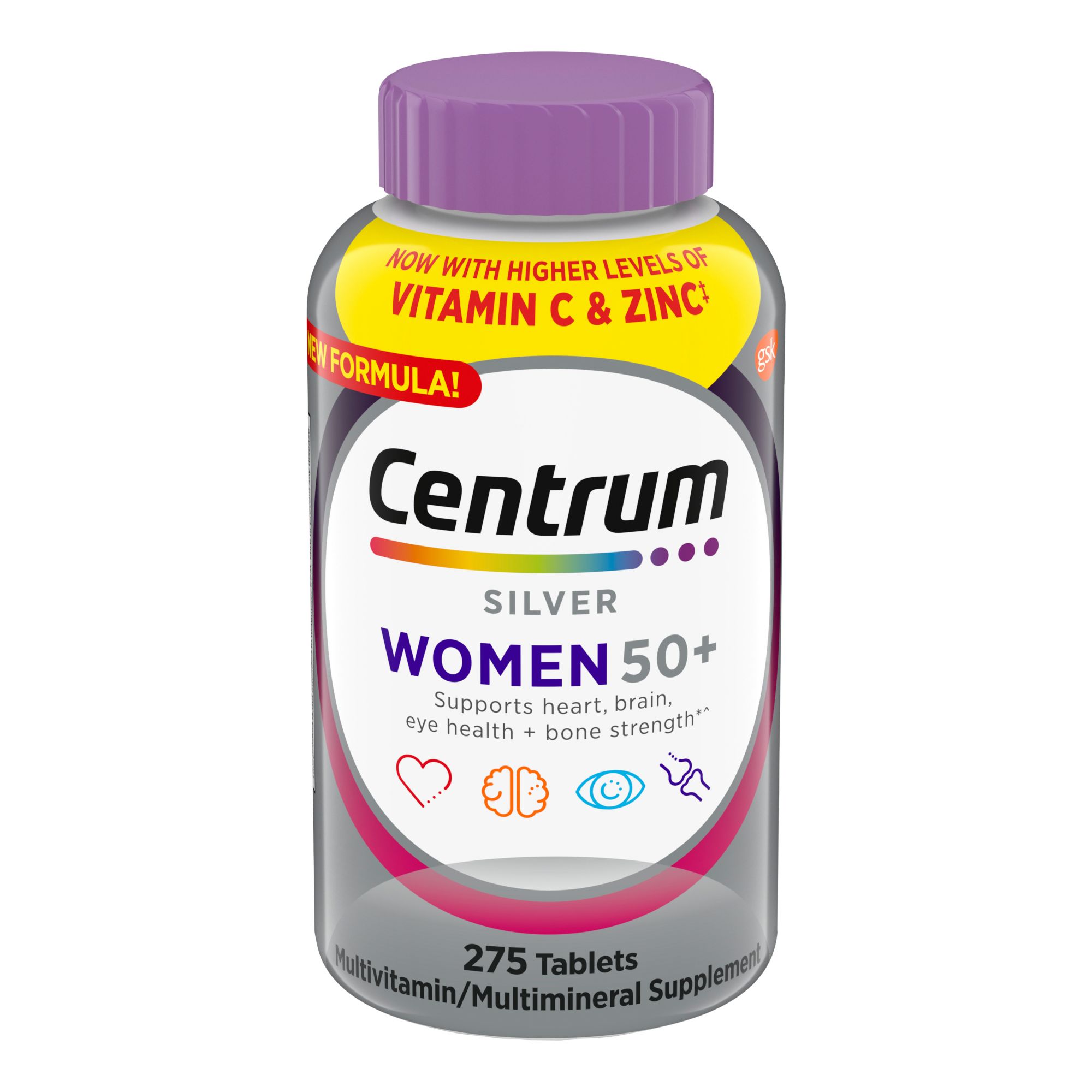 Centrum Silver Women's Multivitamin and Multimineral Supplement Tablets, 275 ct.