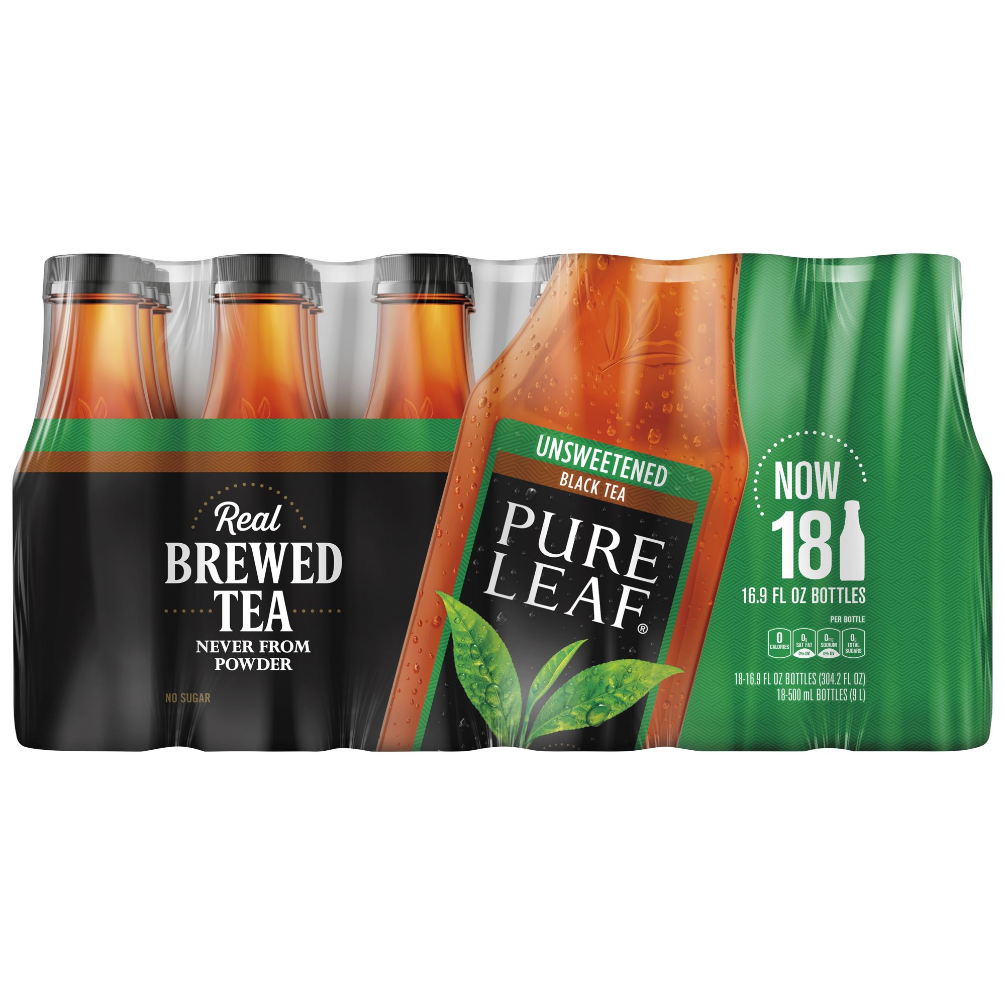 Pure Leaf Unsweetened Black Brewed Iced Tea, 18.5 fl oz - Harris Teeter