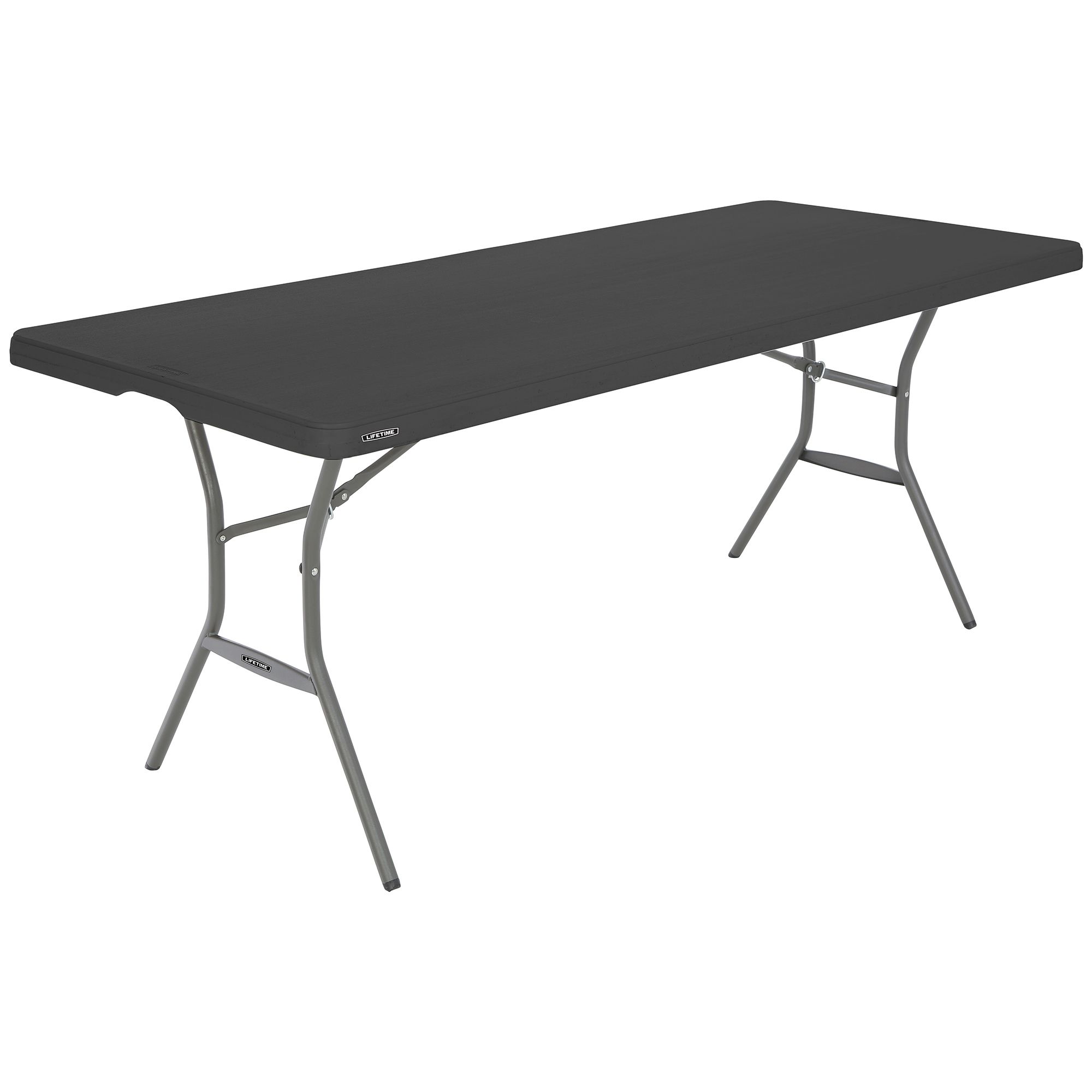 Cosco 2-ft X 4-ft Indoor Rectangle Resin Gray Folding Banquet Table  (4-Person) In The Folding Tables Department At