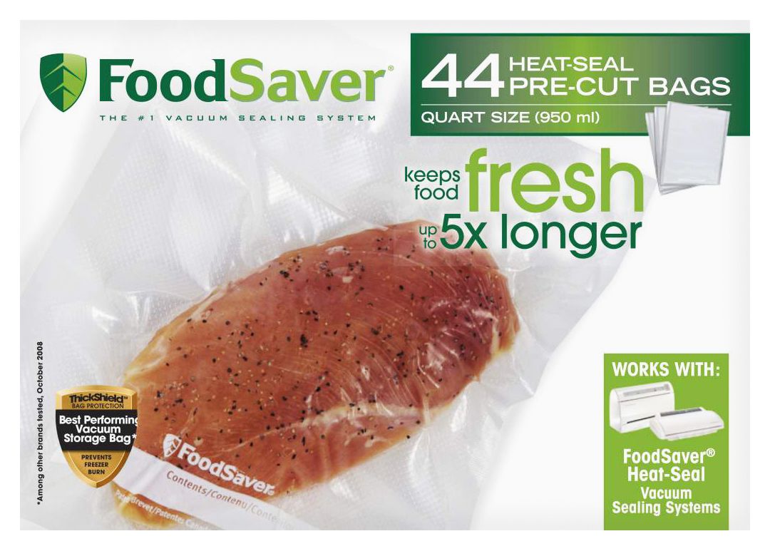 FoodSaver Quart-Size Vacuum Storage Bags, 44 ct.
