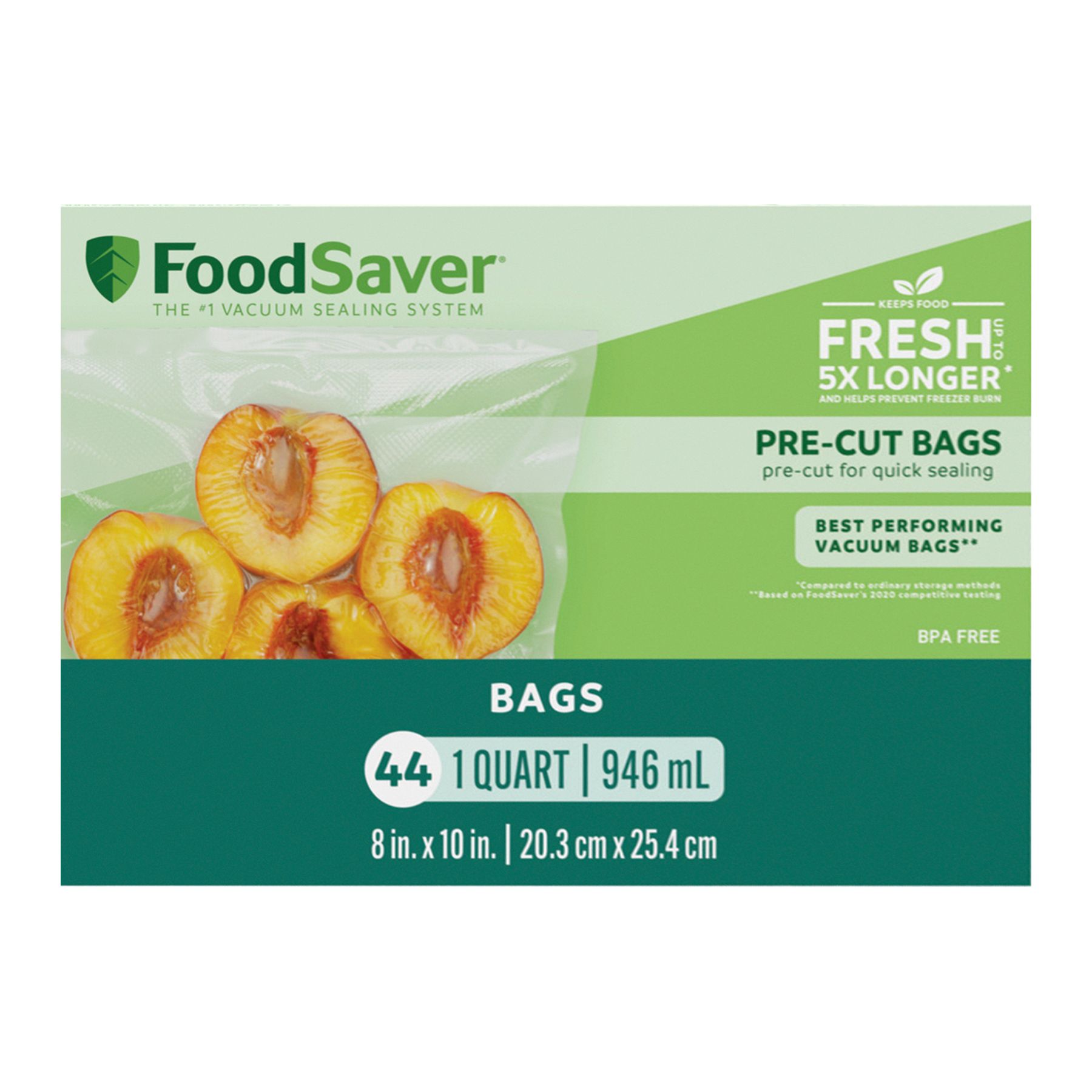 FoodSaver Quart Vacuum Seal Bags