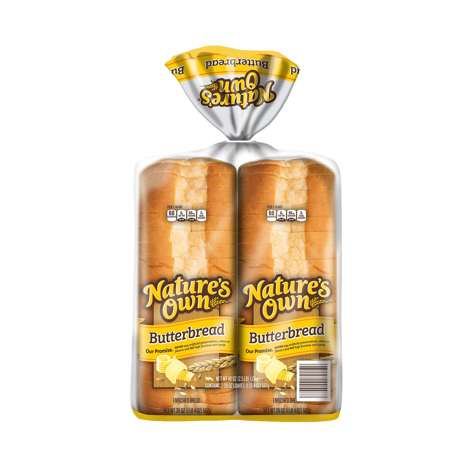 Nature's Own Butter Bread, 2 pk./20 oz.